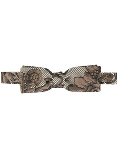 Dolce & Gabbana жаккардовый галстук-бабочка с цветочным узором