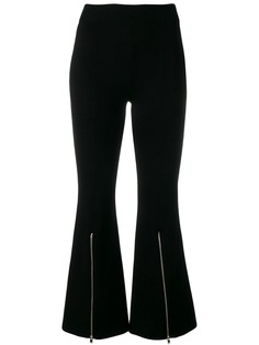 Stella McCartney брюки клеш с молниями