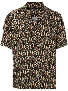 Dolce & Gabbana рубашка с короткими рукавами и логотипом