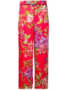 Liu Jo укороченные брюки с цветочным принтом