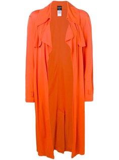 Jean Paul Gaultier Pre-Owned пальто средней длины с драпировкой 1990-х годов