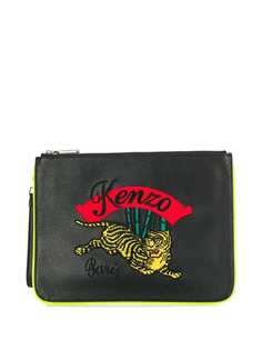 Kenzo клатч с вышивкой Tiger