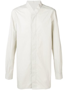Rick Owens рубашка на пуговицах без воротника