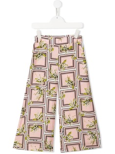Miss Blumarine брюки с принтом