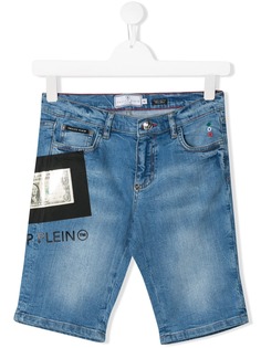 Philipp Plein Junior джинсовые шорты