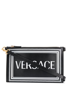 Versace клатч с логотипом в стиле 90-х