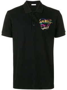 Versace Collection рубашка-поло Medusa с вышивкой