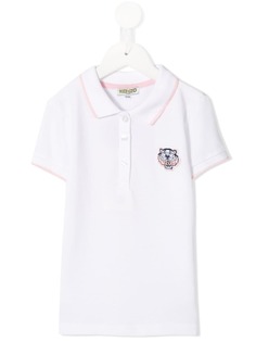 Kenzo Kids рубашка-поло с логотипом