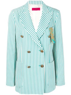 The Gigi пиджак в полоку на пуговицах