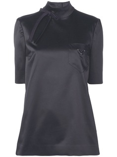 Prada блузка с бантом