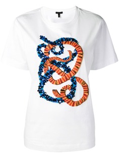 Escada футболка со змеиным принтом