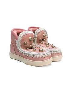 Mou Kids Eskimo studded boots