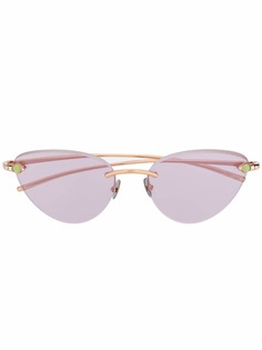 Pomellato Eyewear солнцезащитные очки в оправе кошачий глаз