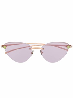 Pomellato Eyewear солнцезащитные очки в оправе кошачий глаз