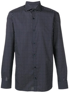 Z Zegna рубашка в горох