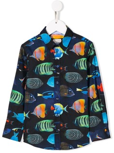 Paul Smith Junior рубашка с принтом