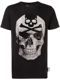 Philipp Plein декорированная футболка