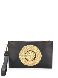 Versace клатч с вышивкой Medusa