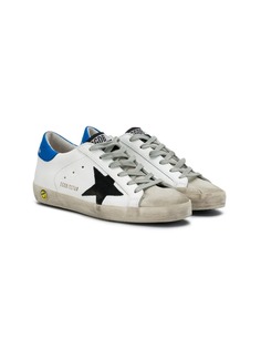 Golden Goose Kids кроссовки с нашивками