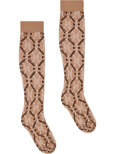 Gucci гольфы с жаккардовым узором GG