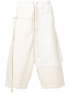 Rick Owens DRKSHDW многослойные спортивные шорты