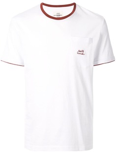 Kent & Curwen футболка с контрастным воротником и логотипом