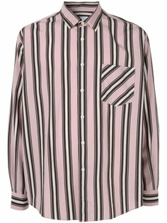 Ports V рубашка в полоску