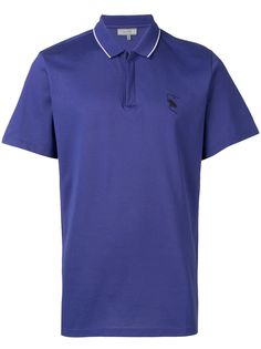 LANVIN рубашка-поло с вышивкой