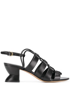 Salvatore Ferragamo босоножки на каблуке с ремешком на пятке