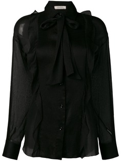 Nina Ricci полупрозрачная блузка
