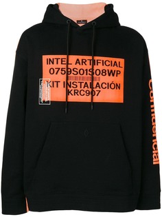 Marcelo Burlon County Of Milan худи Intel Artificial с принтом