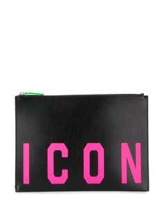 Dsquared2 клатч с принтом Icon