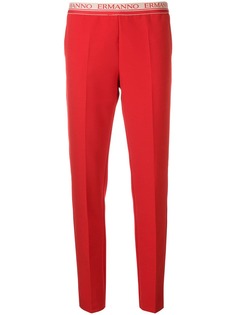 Ermanno Ermanno укороченные брюки с логотипом