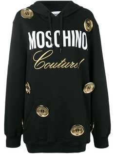 Moschino худи на пуговицах