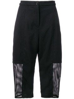 Chalayan длинные шорты в полоску