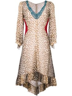 Marco De Vincenzo платье с леопардовым узором