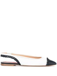 Thom Browne туфли-лодочки с ремешком на пятке