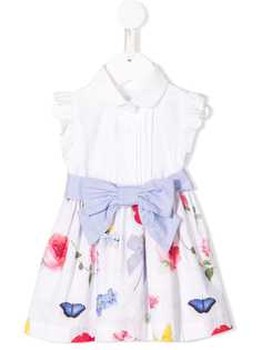 Lapin House платье без рукавов с бантом