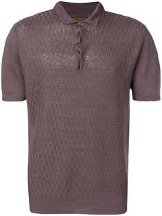 Corneliani рубашка-поло с узором
