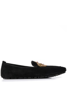 Dolce & Gabbana лоферы с вышивкой