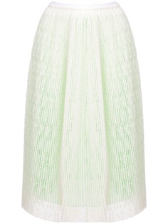 Marco De Vincenzo юбка с кружевной микроплиссировкой