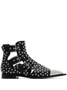 Alexander McQueen ботильоны с заклепками
