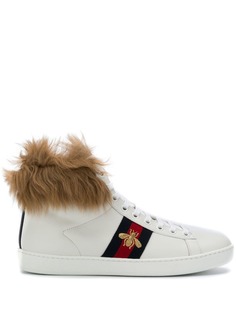 Gucci высокие кроссовки Ace