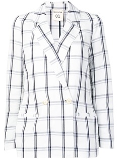 Semicouture клетчатый блейзер