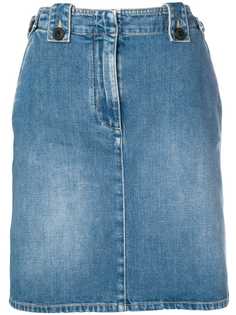 Givenchy джинсовая юбка длиной по колено