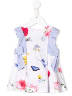 Lapin House платье с цветочным принтом