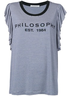 Philosophy Di Lorenzo Serafini футболка с контрастным логотипом