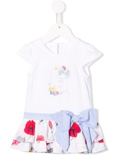 Lapin House платье с оборкой на подоле