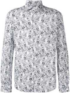 Sun 68 рубашка с цветочным принтом