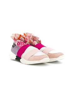 Emilio Pucci Junior слипоны с оборками